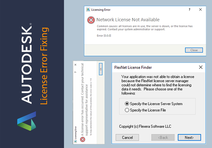 Autodesk License Error Fixing Service